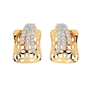 Vinny Round Diamond Stud Earrings